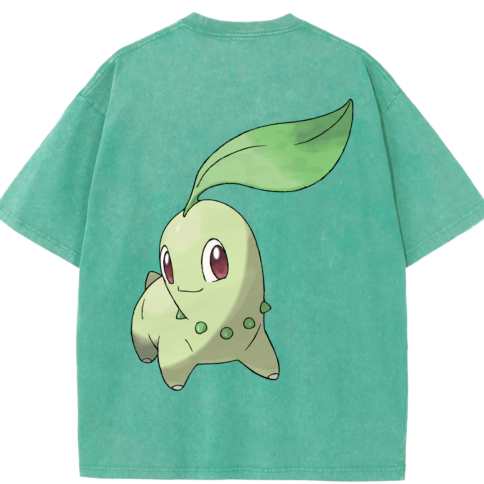 （画像用） ポケットモンスター Pokémon 綿100% ヴィンテージ風 半袖Tシャツ（背面プリント）